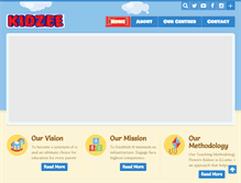 Tablet Screenshot of kidzeegoa.com